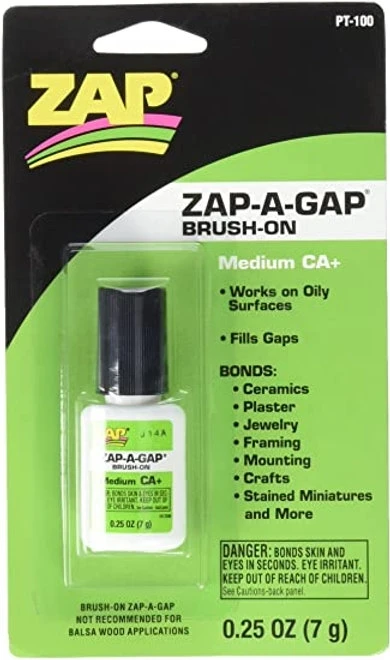 Zap A Gap CA+ Brush-On (0.25 Oz.) 3 Zap A Gap CA+ Brush-On (0.25 Oz.)