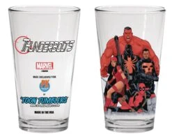 Toon Tumblers: Thunderbolts Pint Glass