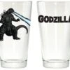 Godzilla Clear Pint Glass 2 Godzilla Clear Pint Glass -Atomicempire Outlet 035641452818 big