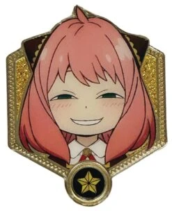 Smirking Anya Golden Series 2 Pin - Spy X Family