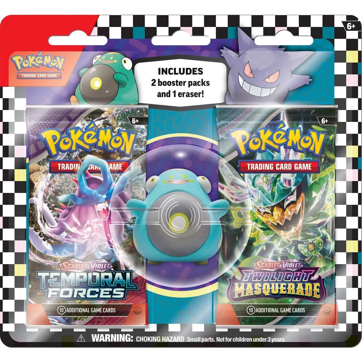 Bellibolt Back To School Eraser Blister - Pokemon TCG 3 Bellibolt Back To School Eraser Blister - Pokemon TCG