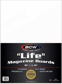 BCW Life Magazine Backing Boards (100)