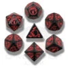 Black & Red Dragons Dice (7) -Atomicempire Outlet 090984828754 big