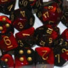Gemini D10: Black & Red With Gold (10) -Atomicempire Outlet 10046372584