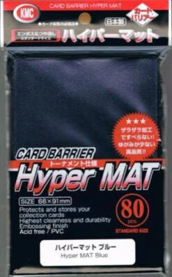 KMC: Hyper Matte Sleeves (80) - Dark Blue