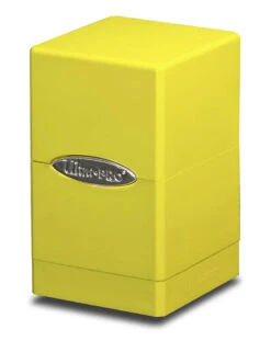 Satin Tower Deck Box: Yellow